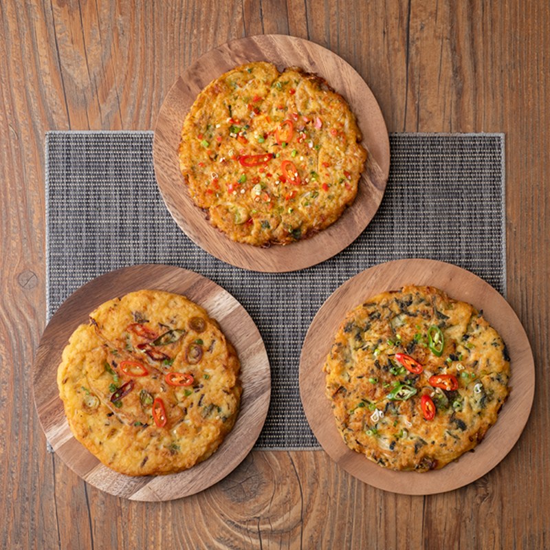 수제빈대떡 매운맛 + 녹두 빈대떡 (440g)